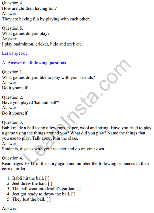 Mridang Class 2 English Solutions Chapter 2 Picture Reading 2