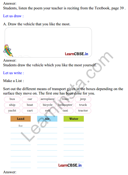 Mridang Class 2 English Solutions Chapter 5 Come Back Soon 2