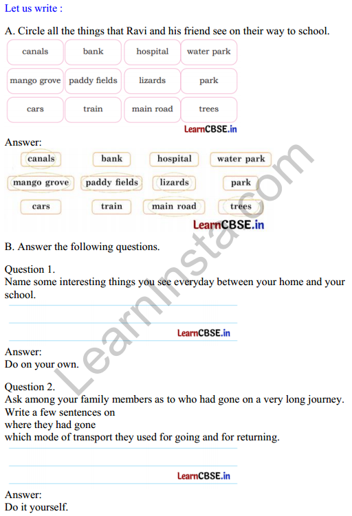 Between Home And School Class 2 Question Answer English Chapter 6 between-home-and-school-class-2-question-answer-english-chapter-6