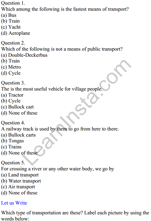 Mridang Class 2 English Worksheet Chapter 5 Come Back Soon 2