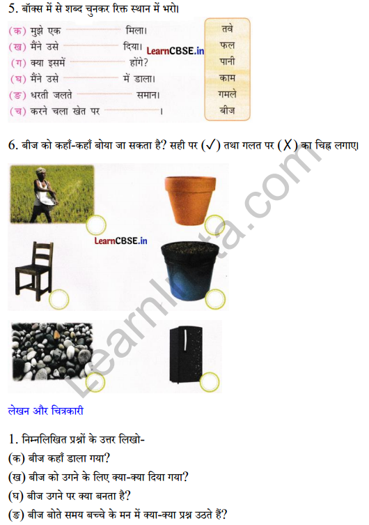 Sarangi Class 2 Hindi Worksheet Chapter 14 बीज 2