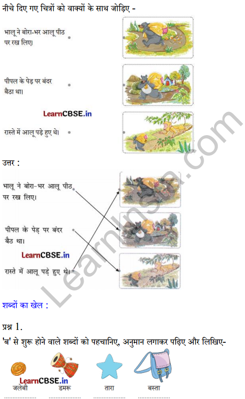 Sarangi Hindi Book Class 1 Solutions Chapter 9 आलू की सड़क 3