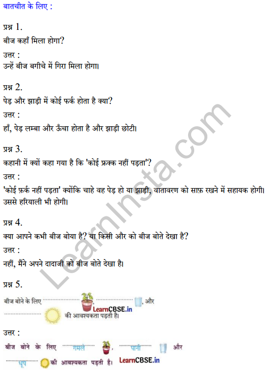 Sarangi Hindi Book Class 2 Solutions Chapter 14 बीज 1