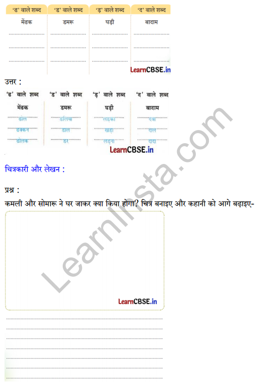 Sarangi Hindi Book Class 2 Solutions Chapter 17 बरसात और मेंढक 2