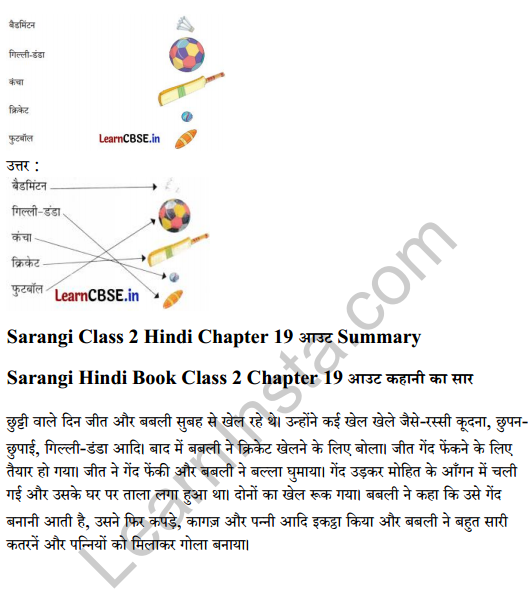 Sarangi Hindi Book Class 2 Solutions Chapter 19 आउट 4