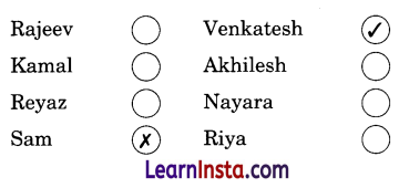 NCERT Class 3 Maths Mela Chapter 1 Question Answer What’s in a Name 7