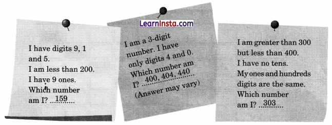 NCERT Class 3 Maths Mela Chapter 6 Question Answer House of Hundreds-I 40