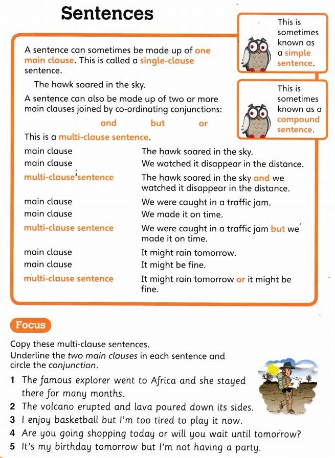 simple to compound sentences exercises with answers