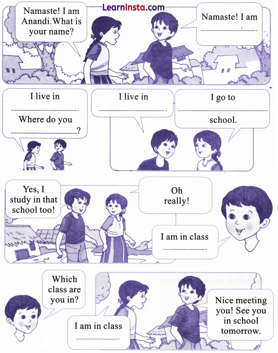 Badal and Moti Class 3 Worksheet English Chapter 2 6