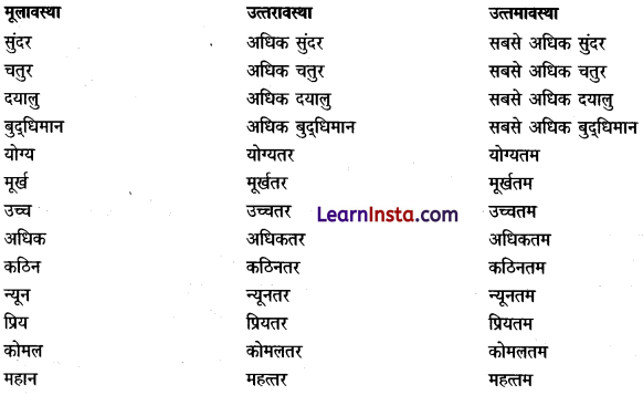 CBSE Class 6 Hindi Grammar विशेषण 2