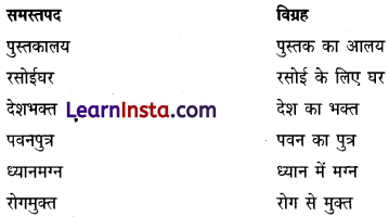 CBSE Class 6 Hindi Grammar समास 2