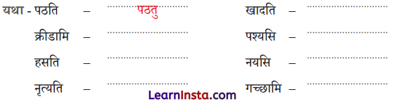 Class 6 Sanskrit Chapter 10 Question Answer Solutions त्वम् आपणं गच्छ 3