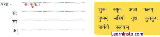 Class 6 Sanskrit Chapter 2 Question Answer Solutions एषः कः एषा का एतत् किम् 3