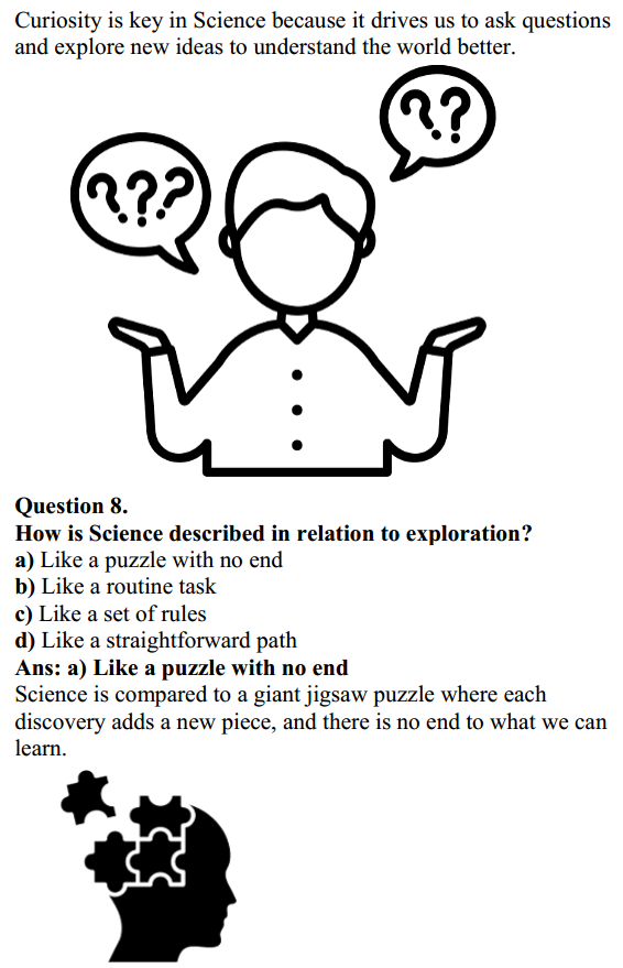 Class 6 Science Chapter 1 MCQ The Wonderful World of Science