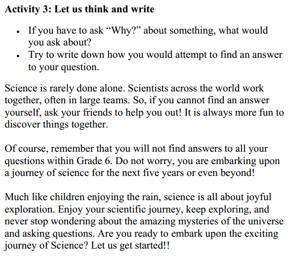 Class 6 Science Chapter 1 Notes The Wonderful World of Science 5