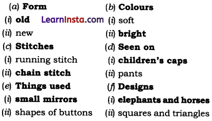 Ila Sachani Embroidering Dreams With Her Feet Class 6 Question Answer NCERT Solutions 6