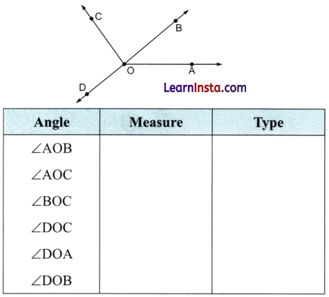 Lines and Angles Class 6 MCQ Maths Chapter 2 Q13