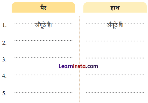 NCERT Class 3 Hindi Veena Chapter 3 Question Answer कितने पैर 1