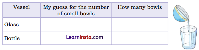 NCERT Class 3 Maths Mela Chapter 11 Question Answer Filling and Lifting 4