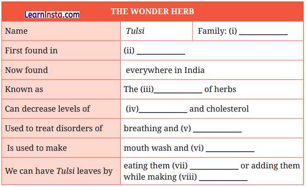 Spices That Heal Us Class 6 Question Answer NCERT Solutions 5