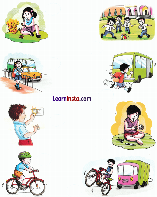 Staying Healthy and Happy Class 3 Worksheet EVS Chapter 9 5