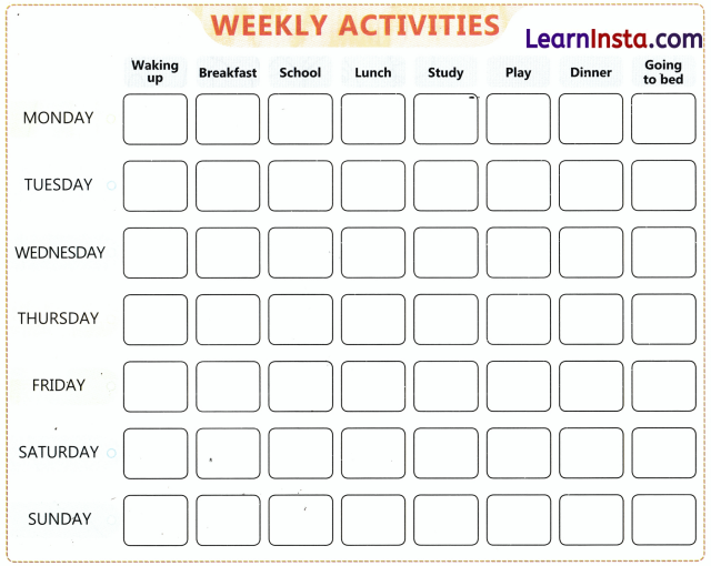 Staying Healthy and Happy Class 3 Worksheet EVS Chapter 9 7