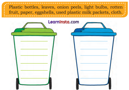 Taking Charge of Waste Class 3 EVS Question Answer 3