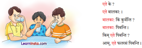 एषः कः एषा का एतत् किम् Class 6 Summary Notes Sanskrit Chapter 2 21