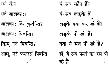 एषः कः एषा का एतत् किम् Class 6 Summary Notes Sanskrit Chapter 2 22