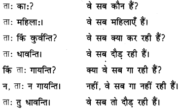 एषः कः एषा का एतत् किम् Class 6 Summary Notes Sanskrit Chapter 2 28
