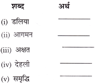 प्रकृति पर्व फूलदेई Class 3 Worksheet Hindi Chapter 9 1