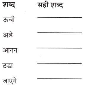 बया हमारी चिड़िया रानी Class 3 Worksheet Hindi Chapter 4 6