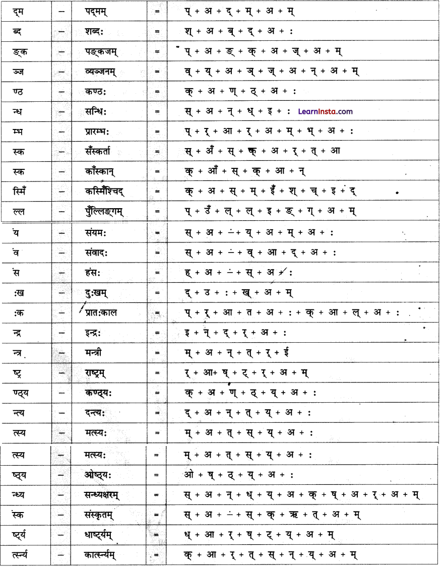 वयं वर्णमालां पठामः Class 6 Summary Notes Sanskrit Chapter 1 6