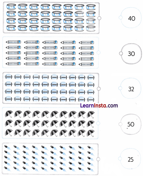 A Day at the Beach Class 2 Worksheet with Answers Maths Chapter 1 4