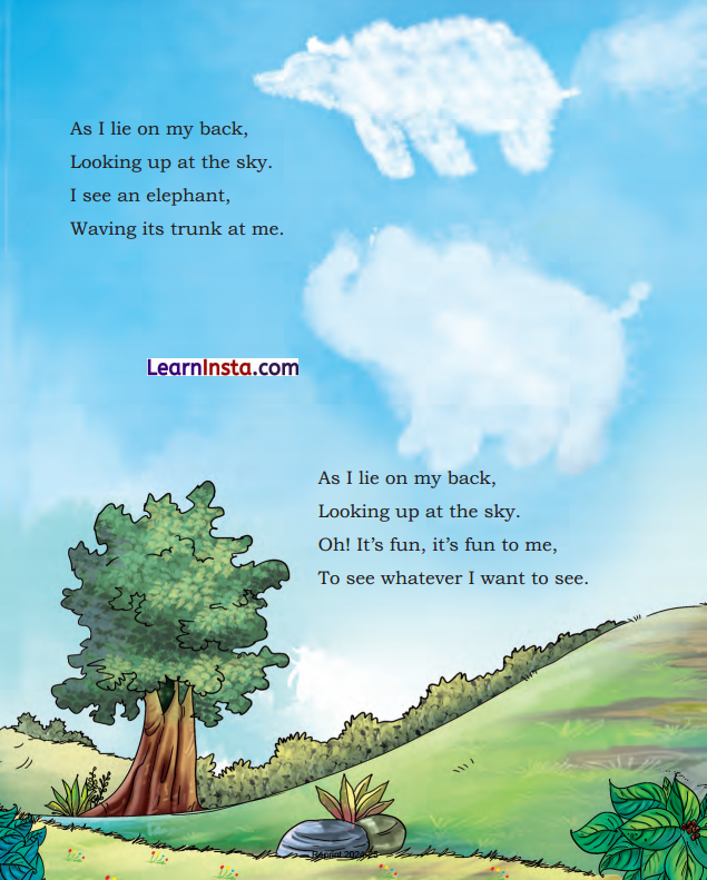 A Show of Clouds Class 2 Question Answer English Chapter 8 2