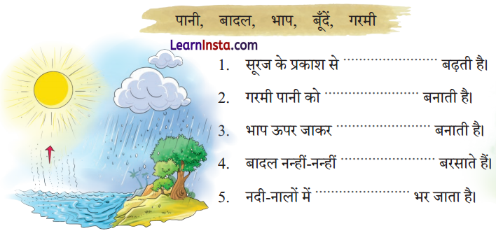 Badal Kavita Class 2 Question Answer Hindi Chapter 26 11