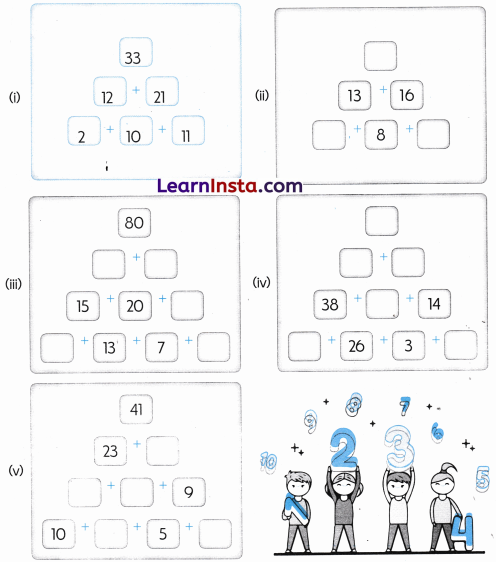 Decoration for Festival Class 2 Worksheet with Answers Maths Chapter 6 13