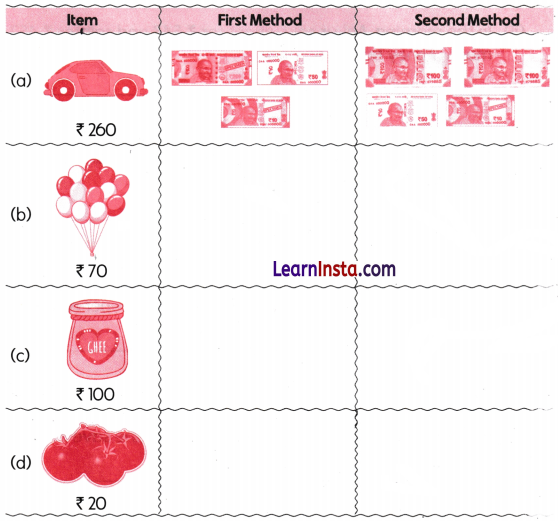 Give and Take Class 3 Worksheet Maths Mela Chapter 12 14