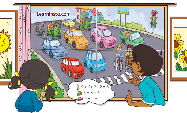 Grouping and Sharing Class 2 Maths Solutions Question Answer Chapter 8 1