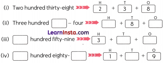House of Hundreds-I Class 3 Worksheet Maths Mela Chapter 6 8