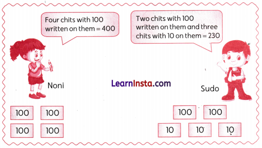 House of Hundreds-II Class 3 Worksheet Maths Mela Chapter 9 12