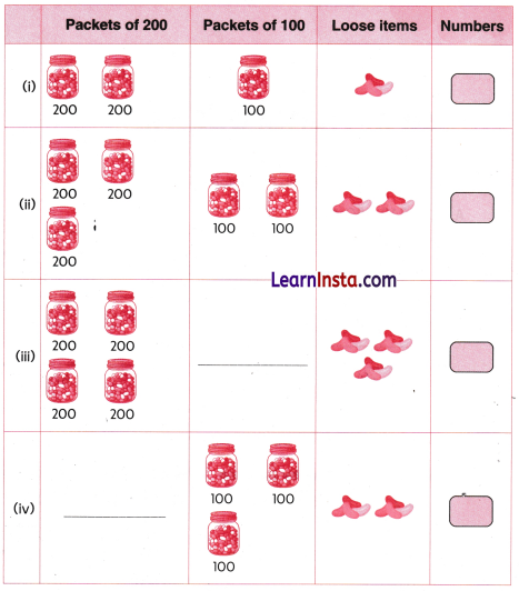 House of Hundreds-II Class 3 Worksheet Maths Mela Chapter 9 4