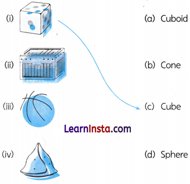 Shapes Around Us Class 2 Worksheet with Answers Maths Chapter 2 7