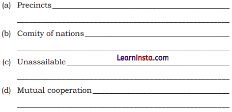 Words and Expressions Class 10 Solutions Unit 2 Nelson Mandela Long Walk to Freedom - 1