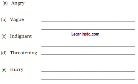 Words and Expressions Class 10 Solutions Unit 3 Two Stories about Flying - 3
