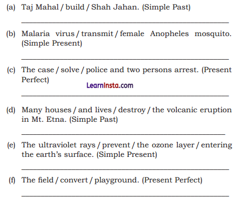 Words and Expressions Class 10 Solutions Unit 3 Two Stories about Flying - 7