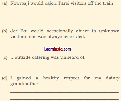 Words and Expressions Class 10 Solutions Unit 5 Glimpses of India - 1