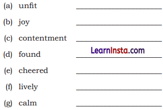 Words and Expressions Class 10 Solutions Unit 8 The Sermon at Benaras - 1