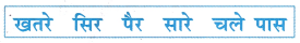 खतरे में साँप Class 1 Worksheet with Answers Hindi Chapter 8 2