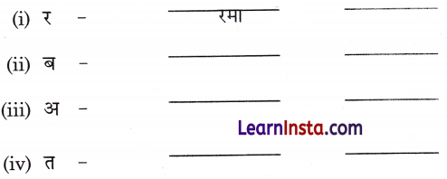 रानी भी Class 1 Worksheet with Answers Hindi Chapter 4 3